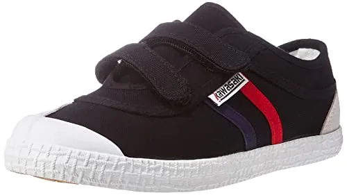 kawasaki Unisex Retro-Schuh mit Klettverschluss Sneaker, 1001 Schwarz, 40 EU