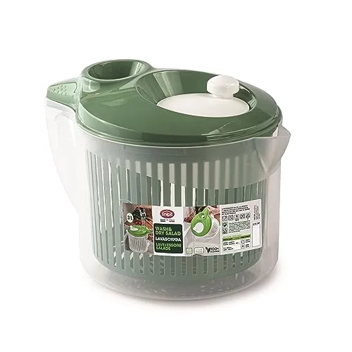 Snips Salatwäscher 3 L mit Deckel, ergonomisch und platzsparend