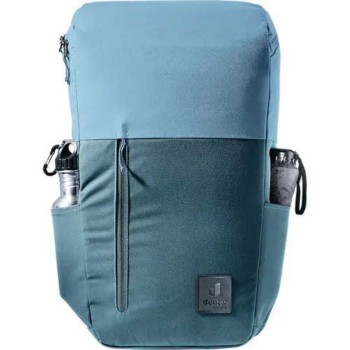 deuter UP Stockholm nachhaltiger Tagesrucksack (22 L), Arctic-lake - Freizeittaschen mit großem U-Zip für schnellen Zugriff, 100% recycelte Materialien und gepolstertes Laptopfach für 15