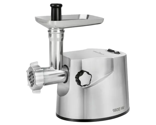 Profi Cook PC-FW 1172 - Elektrischer Fleischwolf - Fleischwölfe für 2 kg/min, ideal zum Herstellen von Würsten, Hack und Kebbe. Hochwertiges Edelstahl-Design mit 1800W Leistung und vielseitigem Zubehör.