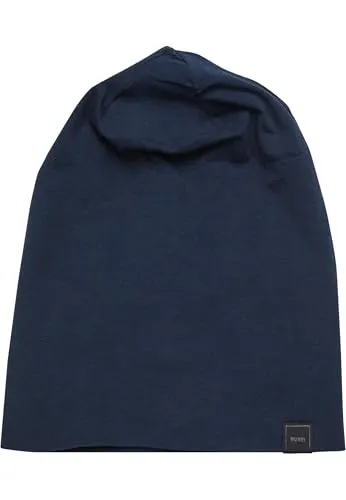 MSTRDS Unisex Strickmützen Jersey Beanie, Blau (Navy 1152,4565), One Size (Youth)