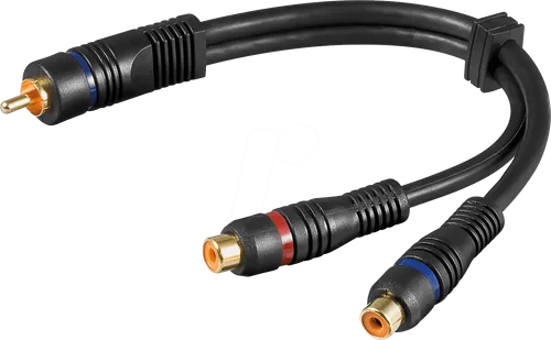 GOOBAY 50930 - Audio Y Adapterkabel