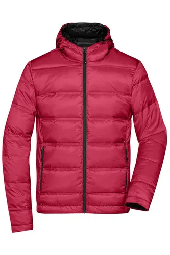 James & Nicholson Daunenjacke Leichte Sportliche Herren Daunenjacke mit Kontrast-Innenfutter JN1152 Gesteppte Daunenjacke in verschiedenen Farben
