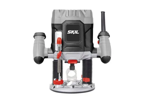 Skil Oberfräse 1841 AA - 1200 W mit Gasgebeschalter - Fräsen: Leistungsstarke 1200-Watt-Oberfräse mit präziser Tiefeneinstellung und integrierter Staubabsaugung für ein sauberes Arbeitsumfeld.