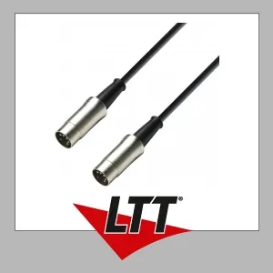 Adam Hall Cables K3 MIDI 0300 BLK-5 MIDI Kabel 3 m schwarz 5-pole