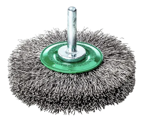 Lessmann Schaft-Rundbürste Edelstahl gewellt 60 x 0,3 mm - 416.363