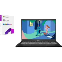MSI Modern 15 Laptop 15,6 Zoll FullHD
