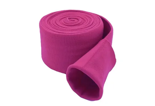 maDDma Stoff 0,25m Bündchen Ärmelbündchen Schlauchware Bündchenstoff für Ärmel, magenta