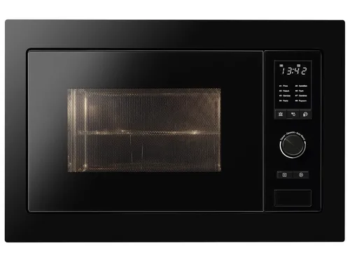 Oranier KMG 9802 Einbau-Mikrowelle mit Grill - Mikrowelle mit 1000 Watt Leistung, 5 Leistungsstufen und Schnell-Start-Funktion, ideal für platzsparende Einbau-Lösungen in der modernen Küche.