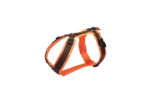anny-x Brustgeschirr Protect Leuchtorange braun - Gr. XXS - Brustgeschirr für Hunde, vollunterlegte Polsterung für optimalen Komfort und ergonomischer Aufbau für perfekte Anpassung. Ideal für kleine Hunde mit einem Gewicht von 3-7 kg.