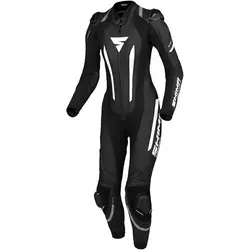 SHIMA Miura RS Damen 1-Teiler Motorrad Lederkombi, schwarz-weiss, Größe 42