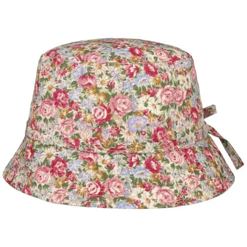 Lipodo Allover Flowers Bucket Hat Damenhut mit Schleife