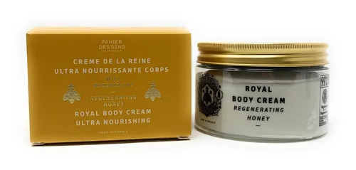 Panier des Sens Ultra-Nährende Sheabutter Körpercreme Honig 250ml - Bodycreme für sehr trockene Haut, nährt und schützt die Haut ab der ersten Anwendung mit 99% natürlichen Inhaltsstoffen. Dermatologisch getestet für ein geschmeidiges Hautgefühl.