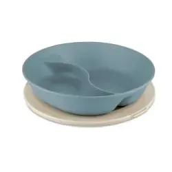 Koziol Menüteller CONNECT SEPAREE mit Deckel, 1,5 Liter 7278716 , Farbe: blau