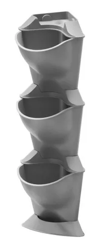 Gardena NatureUp! Basis Set Ecke - 3Eck-Pflanzbehälter für vertikale Wandbegrünung, ideal für kleine Balkone und Dachterrassen