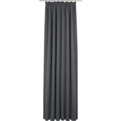 Adam Vorhang Uni Collection light (1 St), Kräuselband, blickdicht, aus 100% Bio-Baumwolle blau 145 cm x 225 cm