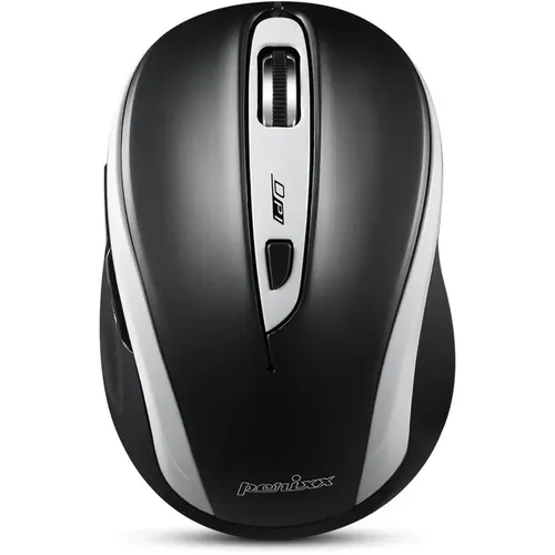 Perixx PERIMICE-721 IB 2.4 GHz und USB silber/schwarz (kabellos)