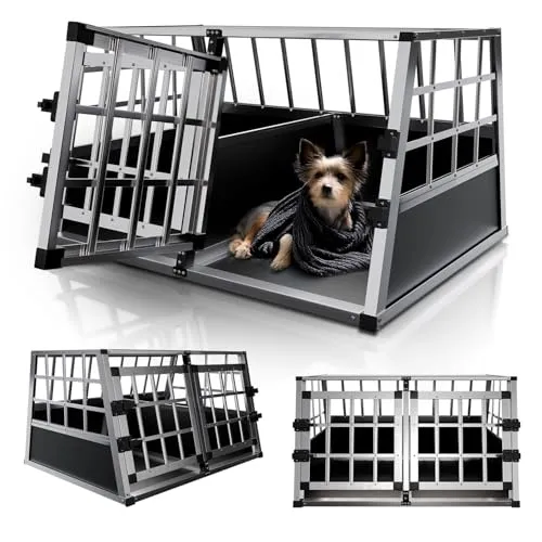 Juskys Alu Hundetransportbox L-X