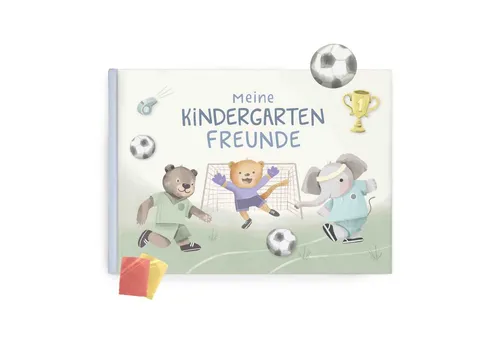 mintkind Freundebuch Freundebuch Kindergarten - Erinnerungsbuch 96 Seiten