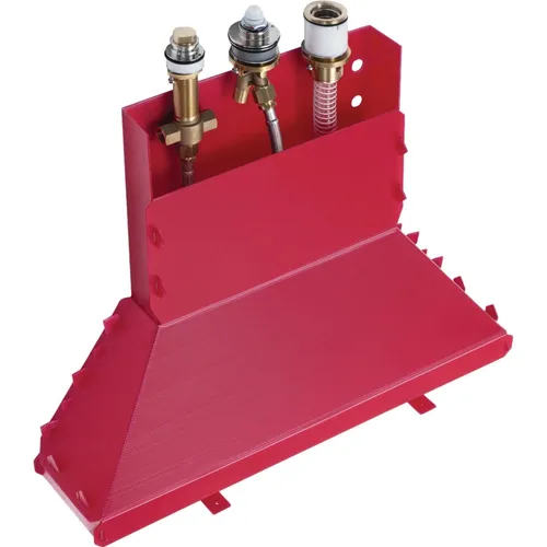 hansgrohe Grundkörper 13437180 - für 3 Loch Wannenrand Armatur, inklusive Secuflex Schlauchgarnitur und max. 1,10 m Auszugslänge