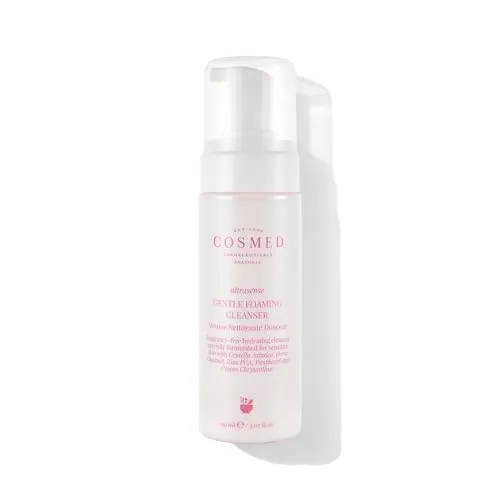 Cosmed Gentle Foaming Cleanser – Sanfter Reinigungsschaum für empfindliche & zu Rötungen neigende Haut – Schonende Reinigung ohne Austrocknen – Duftfrei & dermatologisch getestet – 150 ml