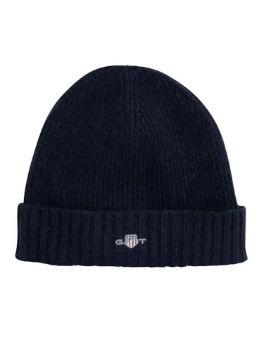 Gant Unisex Shield Wool Beanie - Hüte & Mützen, stilvolle und warme Wollmütze für jeden Anlass – perfekt für kalte Tage und modische Akzente.