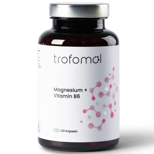 TROFOMOL Magnesium + Vitamin B6, Immun & Nervensystem, ohne künstliche Zusatzstoffe