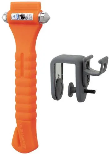 LifeHammer HCGO1QCSBX Classic Glow Nothammer Glasbrecher, Gurtschneider Bus, Lkw, Pkw, SUV, Van, Wohnmobile (L x B x H) 18 x 7