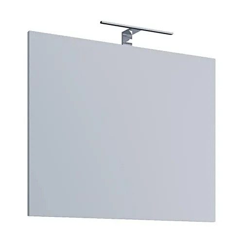VCM Spiegel VCB 2 - 60 cm Badspiegel, strapazierfähiges Glas und sicher zur Wandmontage