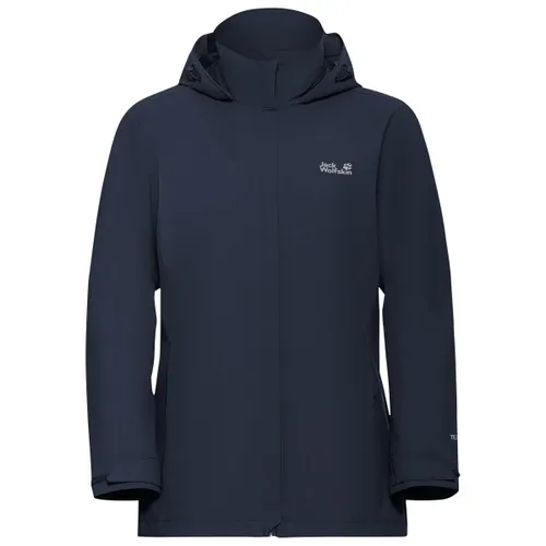Jack Wolfskin Trailtime 2L Jacket XS - Wasserdichte Damenjacke - Outdoor Freizeitjacke für Damen, atmungsaktiv und mit 10.000 mm Wassersäule. Ideal für jedes Wetter, mit verstaubarer Kapuze und praktischen Hüfttaschen.