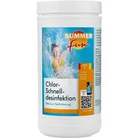 Summer Fun Chlor-Schnell-Desinfektion 1,2 kg für Stoßchlorungen