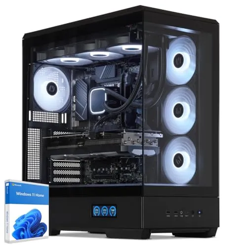 Sedatech Gaming PC mit Wasserkühlung • RTX 5060 | AMD Ryzen 7 9800X3D - Leistungsstarker Gaming PC mit NVIDIA GeForce RTX 5060 und AMD Ryzen 7 9800X3D für flüssiges Spielen in 1080p Ultra. Ideal für Gamer, die hohe Bildraten und Stabilität suchen.
