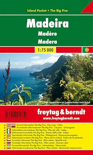 Madeira, Autokarte 1:75.000, Island Pocket + The Big Five