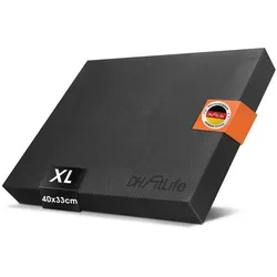 DH FitLife Premium Balance Pad, Balancekissen – Ideal für Gleichgewichtstraining | Yoga, Pilates & Core-Training | Physiotherapie & Fitness-Kissen - Schwarz