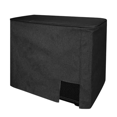 kwmobile Schutzhülle kompatibel mit Marshall Kilburn II/Kilburn 2 Hülle - Staubhülle für Mini Lautsprecher - Speaker Cover in Schwarz