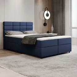 Panda Möbel Boxbett in Rosa, 140x206 cm in blau von PANDA MÖBEL