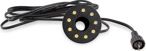 CLGarden LED Ring Ø 56mm warmweiss 12V Springbrunnen Beleuchtung Quellstein Teich Cortenstahlschale