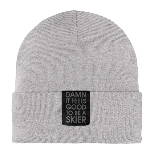Elevenate Skiers Beanie grey melange (980) OS - Warme Wintermütze für Männer, ideal für Skifahrer, aus 100% recyceltem Polyester, hält warm und stylish auf der Piste.