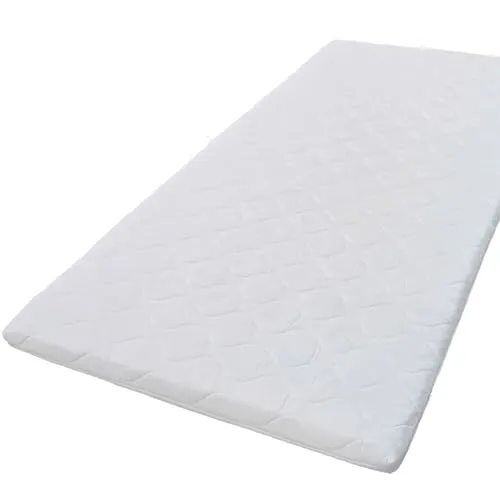 Crownmiller Basic XXL Topper 140x200 cm - Fest und Hygienisch - Matratzenauflagen mit 7-Zonen-Wellenkern für optimale Körperanpassung, waschbarer Bezug bis 60 Grad für frischen Schlafkomfort und ideal für Liebhaber fester Liegeflächen.