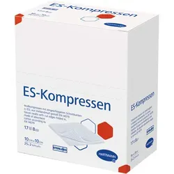 ES-KOMPRESSEN steril 10x10 cm 8fach 50 St