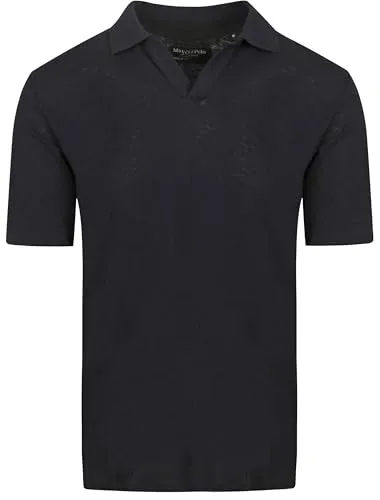 Marc O'Polo Herren Poloshirt Jersey Regular - Dark Navy - T-Shirts in XXL, aus hochwertigem Jersey für optimalen Tragekomfort und zeitlosen Stil.