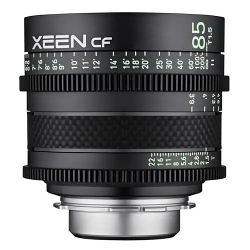 SAMYANG XEEN CF 85mm T1,5 für Sony E-Mount - Teleobjektiv mit 85mm Brennweite und einer maximalen Blende von T1.5, ideal für professionelle Film- und Fotoaufnahmen.