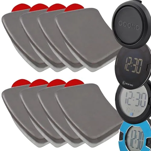 Ersatz Metallplättchen mit Klebepad passend für OOONO CO-Driver NO2, P-DISC NO1 und NO2 Auto elektronische Parkscheibe Blitzerwarner Halterung Ersatzteile Parkuhr Magnet selbstklebend neues Modell 8