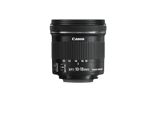 Canon EF-S 10-18mm F4.5-5.6 IS STM Ultraweitwinkel Objektiv (67mm Filtergewinde) schwarz