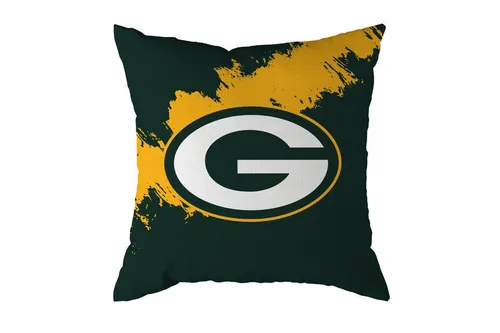 Green Bay Packers Kissen 50x50cm - Sportfan Zierkissen, offizielle NFL Lizenzware, waschmaschinengeeignet und ideal für jeden Fan, um den Wohnraum zu verschönern.
