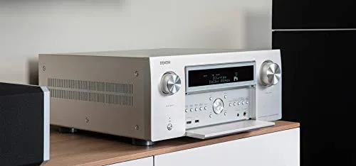 Denon AVCX8500HSPE2 AV-Receiver Silber - AV-Receiver & Verstärker mit 13.2-Kanal-Signalverarbeitung und 3D-Audio-Unterstützung für ein beeindruckendes Klangerlebnis im Heimkino.