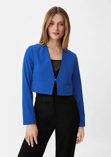 COMMA Damen Blazer 2140983, Regular Fit - Eleganter Blazer für Damen mit Leistentaschen, ideal für schicke Anlässe und den Alltag.