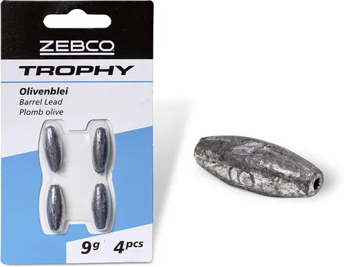 Zebco Trophy Olivenblei Angelblei Blei Grundblei Angeln 20g 3 Stück 6293020