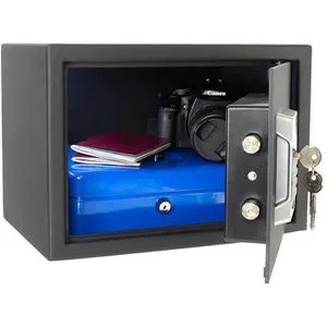 Rottner Tresor Neptun 1 mit Elektronikschloss - Möbeltresor mit Feuerschutz gegen leichte Brände, 9,5 kg leicht und ideal für die sichere Aufbewahrung Ihrer Wertsachen. Elektronikschloss mit Soft-Touch-Tasten für einfache Bedienung.