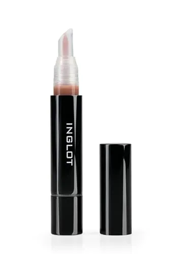 Inglot High Gloss Lip Oil Lipgloss Lippenpflege Pflegt Lippen Außergewöhnlich Strahlendes Aussehen, Kirscharoma, Optisch Vergrößerte Lippen, Perfektes Nude Makeup im feinen Beige 4 ml : 03
